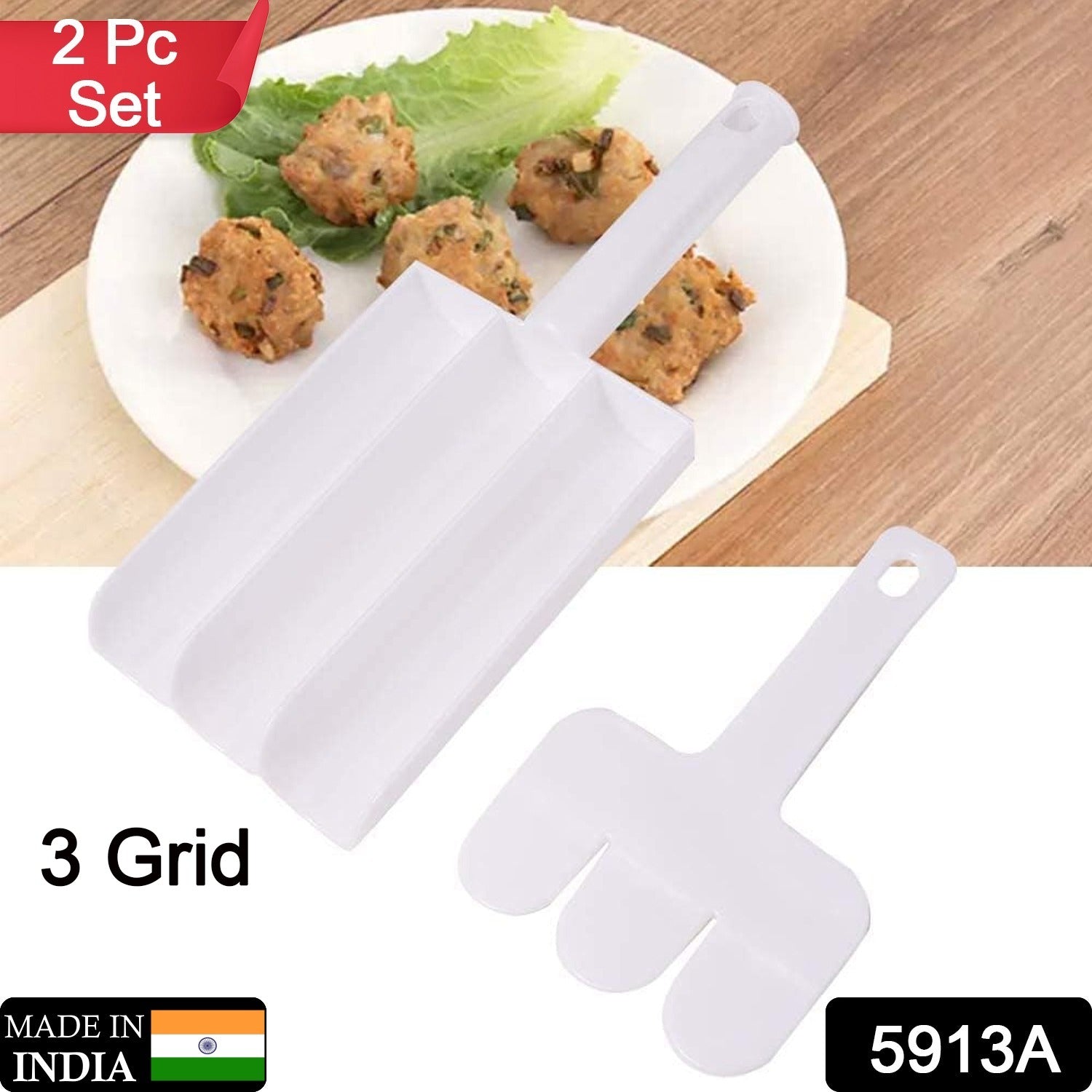 5913a Small Multifunction Fritters Maker - Creative Fritters Scoop Multi-function Ball Maker  Portable Maker For Making Cake Balls Ice Cream Spoon Doughnut Hand Cutting Scoop(2pc Set) 5913a Small Multifunction Fritters Maker - Creative Fritters Scoop Multi-function Ball Maker  Portable Maker For Making Cake Balls Ice Cream Spoon Doughnut Hand Cutting Scoop(2pc Set)